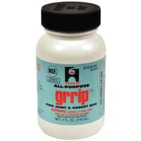 Hercules GRRIP 15510 Pipe Joint and Gasket Seal, 4 oz Can, Liquid, Paste, Black