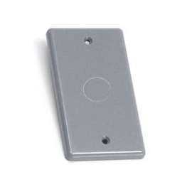Carlon HB1BL Handy Box Cover, 4-5/16 in L, 2-3/8 in W, Polycarbonate, Gray