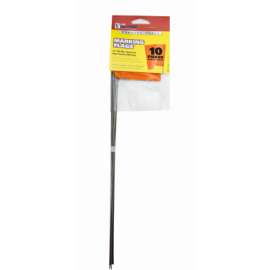 10PK 15" Glo ORG Flag