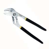 STANLEY 84-110 Joint Plier, 10-1/4 in OAL, 2 in Jaw Opening, Black/Gray Handle, Cushion-Grip Handle