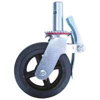 METALTECH M-MBC8 Caster, 8 in Dia Wheel, 750 lb Load