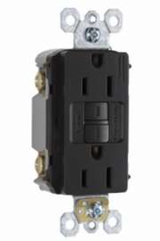 15A BLK Self Test GFCI