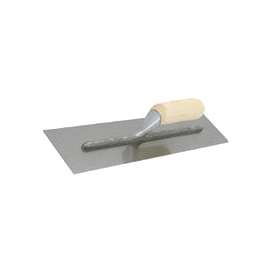 Marshalltown Nu-Pride Series 990S Finishing Trowel, 11 in L Blade, 4-1/2 in W Blade, Steel Blade, Curved Handle