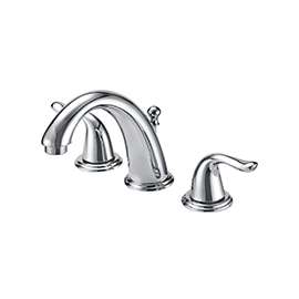Boston Harbor TQ-FW6B0000CP Lavatory Faucet, 1.2 gpm, 2-Faucet Handle, 3-Faucet Hole, Brass/Plastic/Zinc, Lever Handle