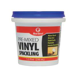 Red Devil 0532 Spackling Compound Off-White, Off-White, 0.5 pt Tub