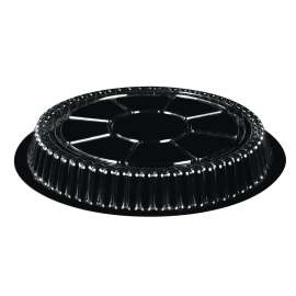 Plastic Dome Lids, Round, Fits 7" Round Pan, 7" Diameter x 0.88"h, Clear, 500/Carton