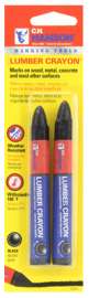 2PK BLK Lumber Crayon