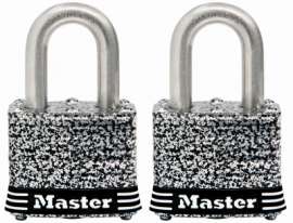 2PK 1.5" SS Lam Padlock