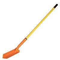 RAZOR-BACK 47034 Trenching Shovel, 4 in W Blade, Steel Blade, Fiberglass Handle, Extra Long Handle, 43 in L Handle