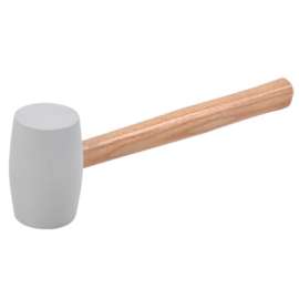 16OZ WHT Rubber Mallet