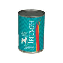 Triumph 6600201 Dog Food, Turkey Flavor, 14 oz Can