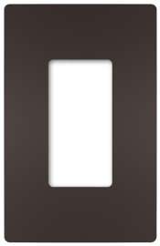 BRZ 1G Plas Wall Plate