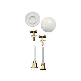 Keeney K835-171 EZ Install Cap and Bolt Set, White