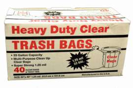 20CT 42GAL 3M CLR Bag