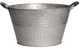 16"Galv RND Tub Planter