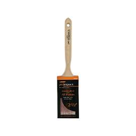 Linzer WC 2164-2.5 Paint Brush, 2-1/2 in W, 2-3/4 in L Bristle, Polyester Bristle, Sash Handle