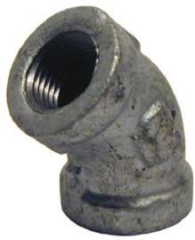 2" Galv 45 DEG Elbow