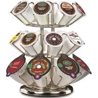 KEURIG K-Cup 121609 Pod Carousel, Metal Shelf, Silver, Chrome