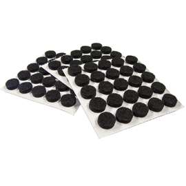TG 75PK 3/8"BLK Bumpers