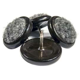 TG 4PK 1-1/4" GRY Glide