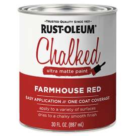 30OZ RED Chalked Paint