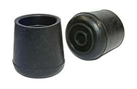 TG 4PK 1/2"BLK Rubb Tip