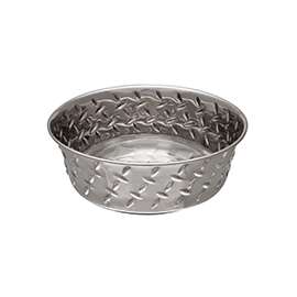 Loving Pets 7254 Pet Feeding Dish, S, 1 pt Volume, Stainless Steel, Silver