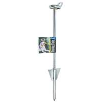 Boss Pet PDQ Q250700099 Bearing Tie-Out Stake, Rust-Resistant, 16 in L Belt/Cable