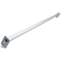 Prosource 21014PHX-PS Adjustable Closet Rod, 48 to 72 in L, Steel