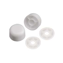 Plumb Pak PP835-30 Bolt Cap, Universal, Plastic, White