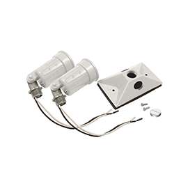 HUBBELL 5621-6 Lamp Holder, 120 V, 75 to 150 W, White