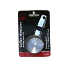 CHEF CRAFT 21043 Coffee Measure, 1 oz Capacity, Metric Graduation, Stainless Steel, Silver