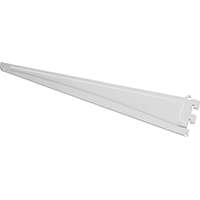 ClosetMaid ShelfTrack 285500 Wire Shelving Bracket, 20 in L, 3-1/2 in H, Steel