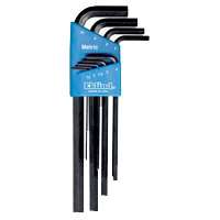 Eklind 10609 Hex Key Set, 9-Piece, Steel, Black
