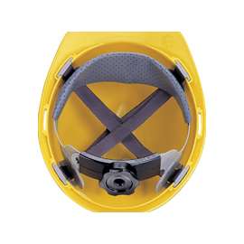 MSA 10153385 Hard Hat, 4-Point Suspension, Plastic Shell