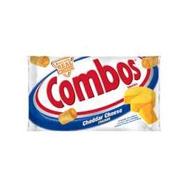 Combos CCCOMBO18 Stuffed Snacks, Cheddar, Cheese Flavor, 1.7 oz Bag