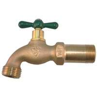 arrowhead 201LF Arrowhead Hose Bibb with Shank, 1/2 x 3/4 in Connection, MIP x Male Hose Thread, 125 psi Pressure
