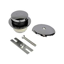 Danco 88981 Tub Drain Trim Kit, Brass, Chrome, For: 1-1/2 in and 1-7/8 in Drain Shoe Sizes