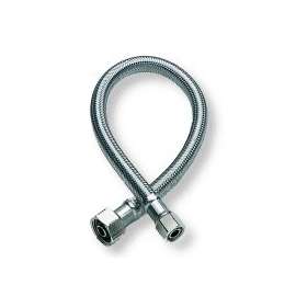 FLUIDMASTER 1F36 Water Supply Connector, 3/8 x 1/2 in, Compression x FIP, Polymer/Stainless Steel