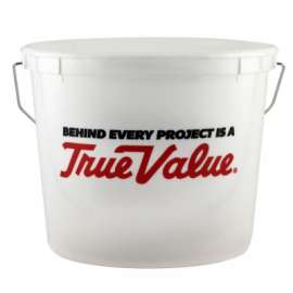 TV 5QT WHT Paint Pail