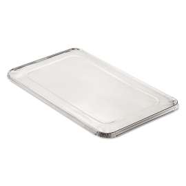 Steam Pan Foil Lids, Fits Full-Size Pan, 40 Gauge, 12.88 x 20.81, 50/Carton