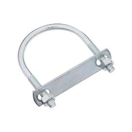 National Hardware N222-182 U-Bolt, 5/16-18 Thread, 1-3/4 in L Thread, Steel, Zinc