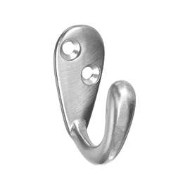 National Hardware SPB1425 N830-142 Robe Hook, Zinc, Satin Nickel