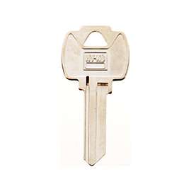 HY-KO 11010FA1 Key Blank, Brass, Nickel, For: Falcon Cabinet, House Locks and Padlocks