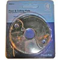 Plumb Pak PP101-1CP Floor and Ceiling Plate, 3-1/4 in W, Chrome