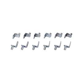 ProSource 25233ZCH-PS Shelf Support 20 lb, Steel, Silver, Riveted Pin Mounting