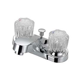 Boston Harbor F5120069CP Lavatory Faucet, 1.2 gpm, 2-Faucet Handle, 3-Faucet Hole, Metal/Plastic, Chrome Plated