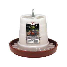 Little Giant PHF11 Poultry Feeder, 11 lb Capacity, Plastic