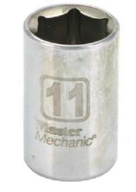 MM1/4DR 11mm 6PT Socket
