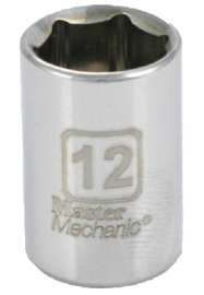 MM1/4DR 12mm 6PT Socket